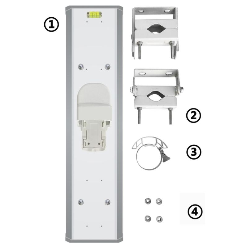 4.8 - 6.5 Ghz 19 Dbi 120 Degree Mimo Sector Antenna