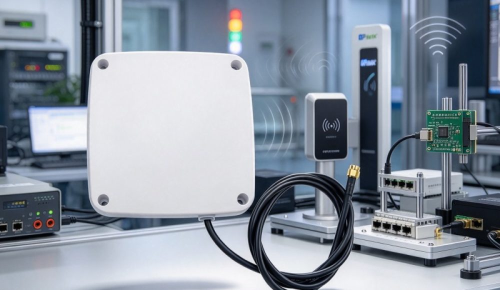 circularly polarized RFID panel antenna cover image