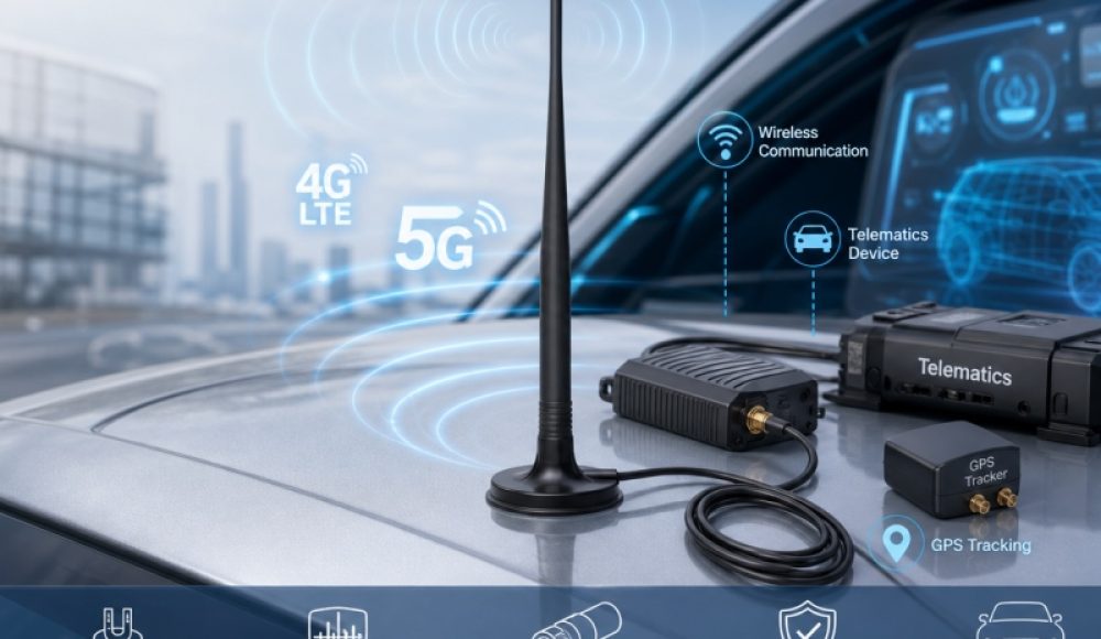 magnetic mount antenna for telematics usage scenarios